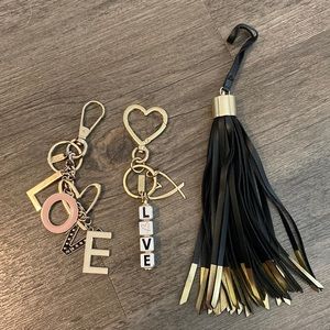 Victoria’s Secret Heart Co-ord Keychains & Bag Charms